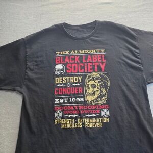 Black Label Society Doomtrooping 2022 Tour T-Shirt Mens XL Black Band Tee